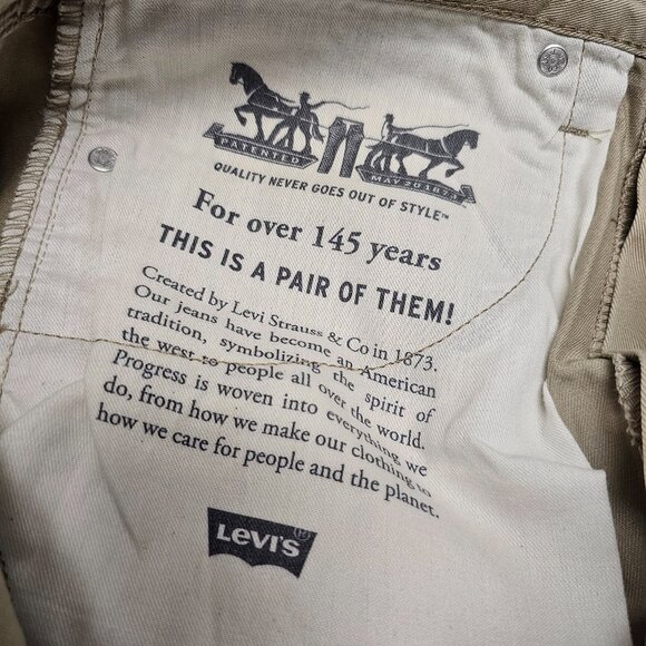 New Levis Strauss 514 Straight Water Less Mens Sits Bellow Waist 32 X 36 - Picture 13 of 15